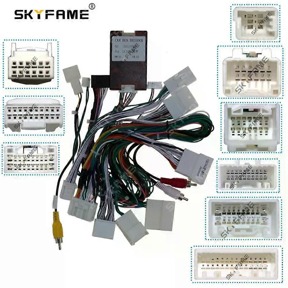 Applies to Car Wiring Harness Adapter With Canbus Box Decoder For Lexus LX470 Toyota Land Cruiser 100 LC100