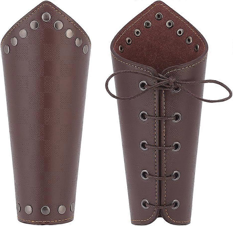 Imitation Leather Gauntlet Wristband