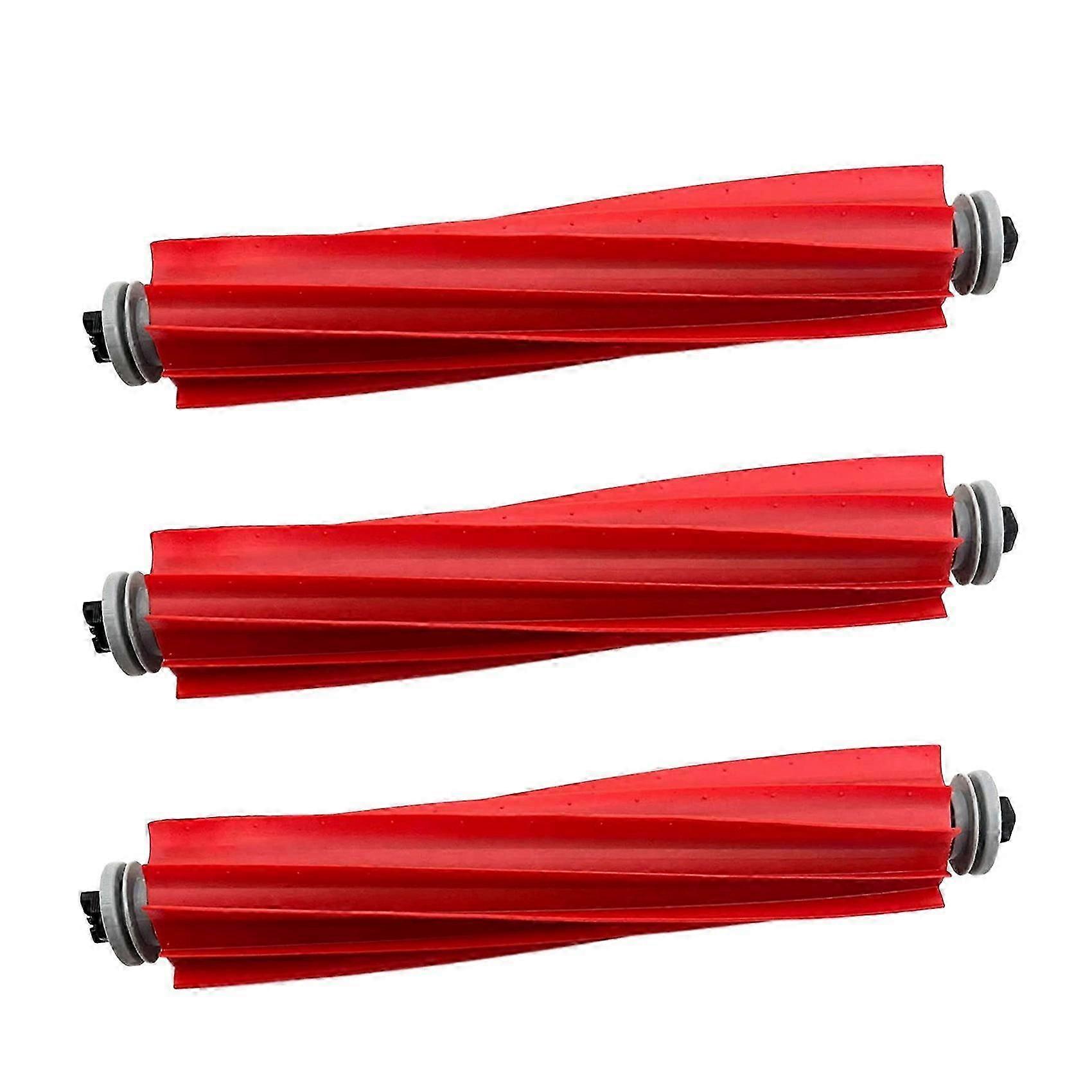 3 Pcs Replacement Parts Roller Brushes Compatible for Mi S7 T7S T7S Plus Robot Vacuum
