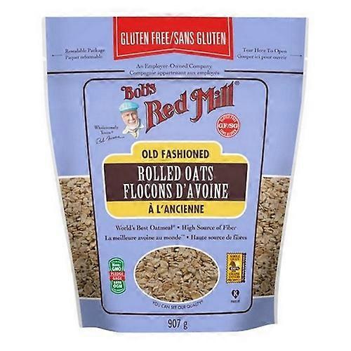 Bobs Red Mill Whole Grain Rolled Oats, 907 Grams (Case Of 4)