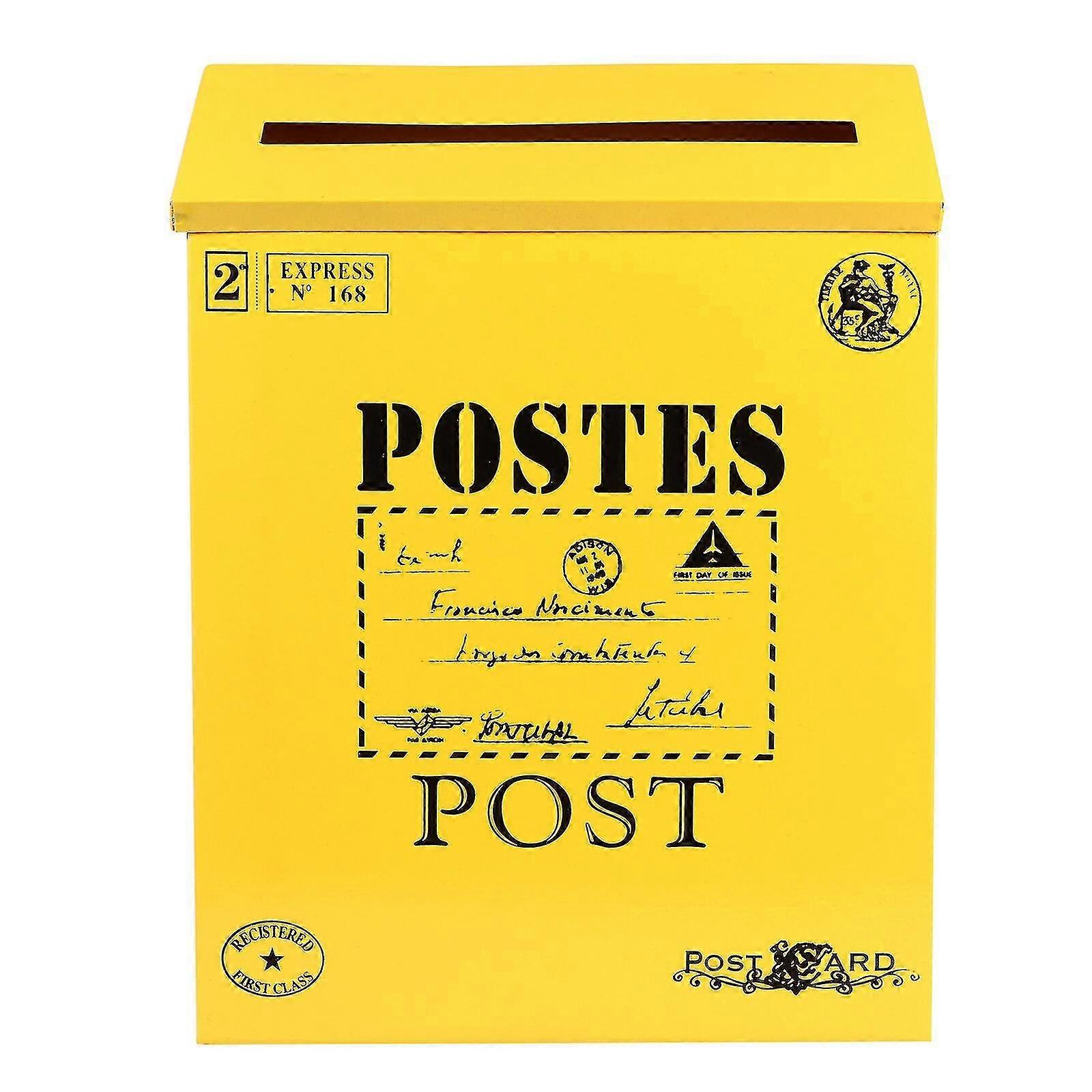 1pc Outdoor Newspaper Box Multifunctional Letter Box Durable Post Box Decor