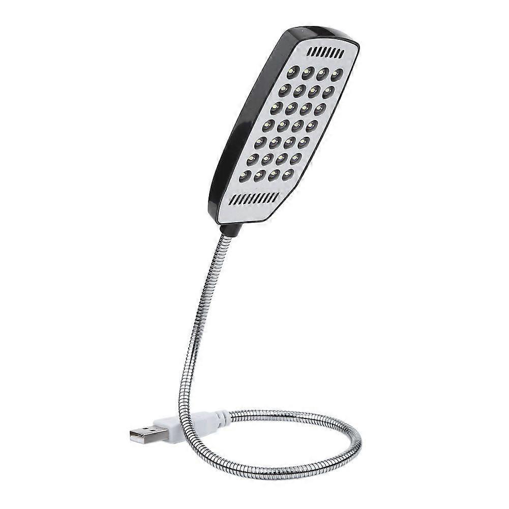 5V Flexible Gooseneck Mini USB 28 LED Portable Reading Light Computer Lamp Without Switch Blue