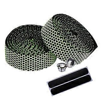 1 Set Bicycle Handlebar Tape Honeycomb Anti-slip Breathable...