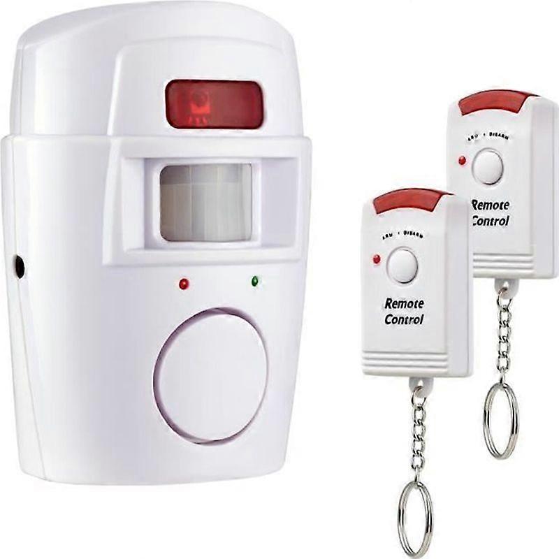 KERUI - Wireless Alarm Infrared Motion Detector Home Security + 2 Remote Controls