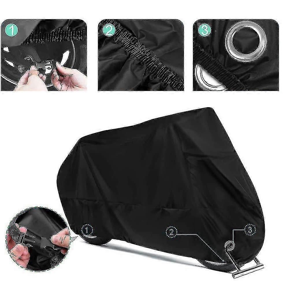 Motorcycle Waterproof Cover With Lock-holes