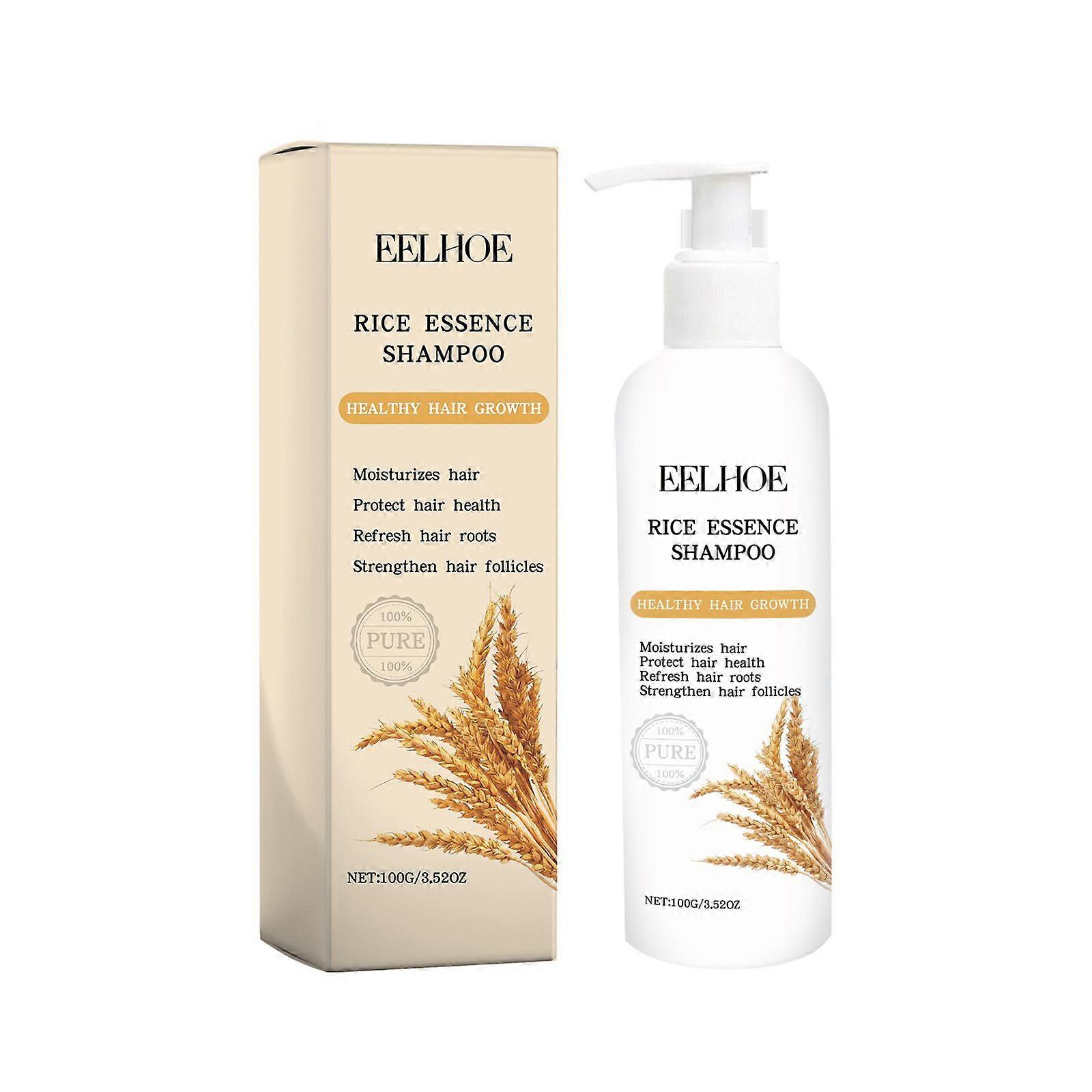 Eelhoe Rice Shampoo Hair Cleansing, Moisturizing Hair, Scalp Cleansing, Shampooing And Conditioning