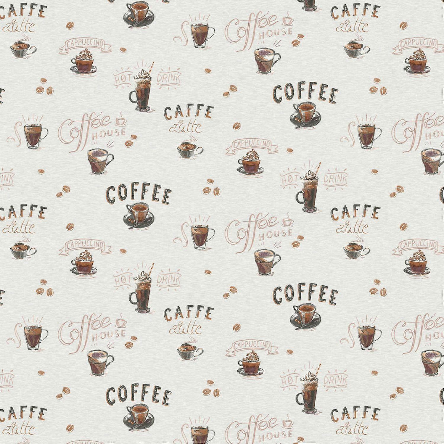 Erismann Coffee Cups Wallpaper