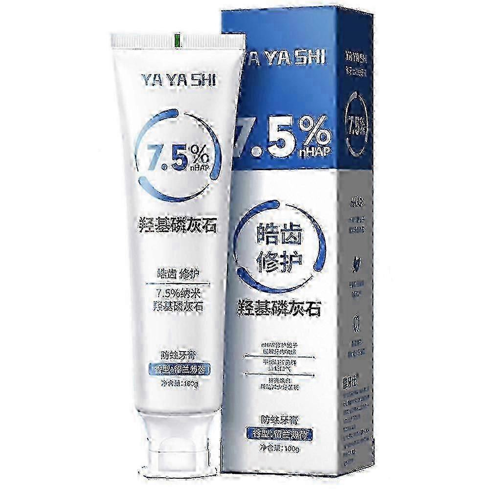 1-3pcs Hydroxyapatite Toothpaste Whitens Teeth, Freshens Breath, Contains Anti-caries Toothpaste 100g