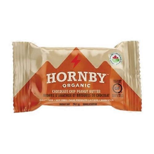 Hornby 有机能量巧克力片花生酱，80 克（12 箱）