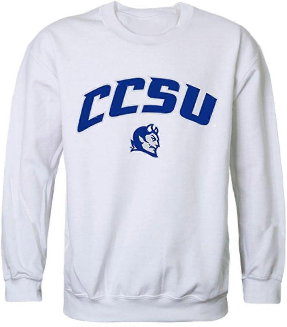 CCSU Central Connecticut State University Campus Cuello redondo Sudadera Sudadera Blanco