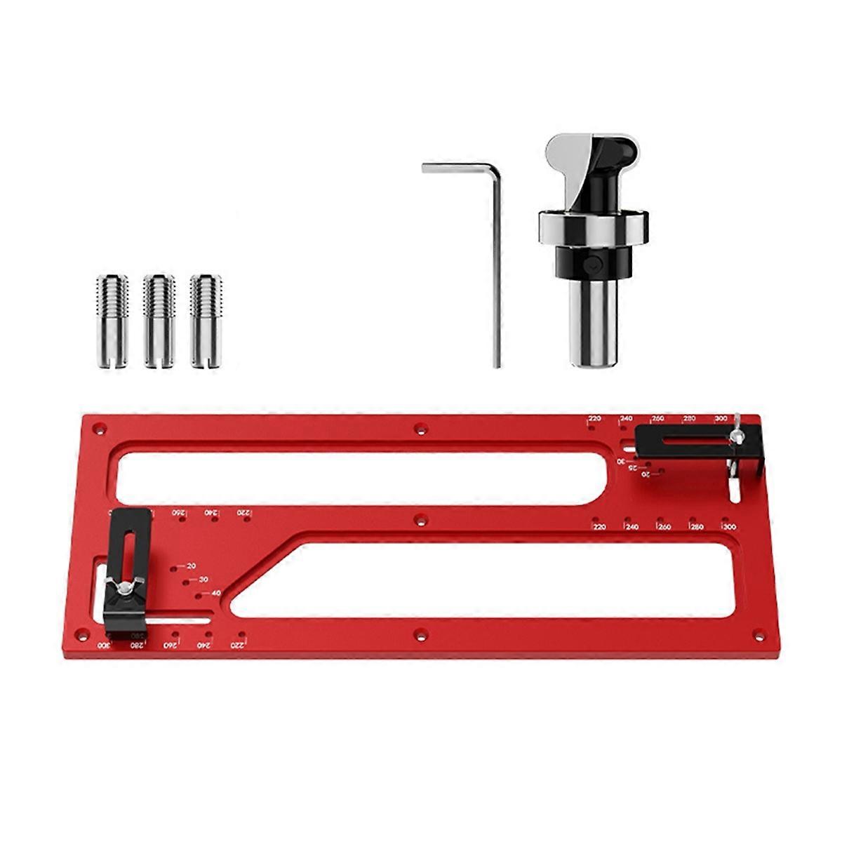 Multi Contour Embedded Handle Slotting Template,for Wardrobe, Cabinet Door No Handle Needed Slot Po