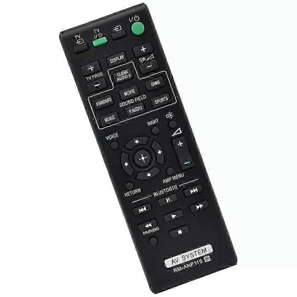 New RM-ANP115 Remote Control For Sony AV Reciever Soundbar HT-CT770 SA-CT770