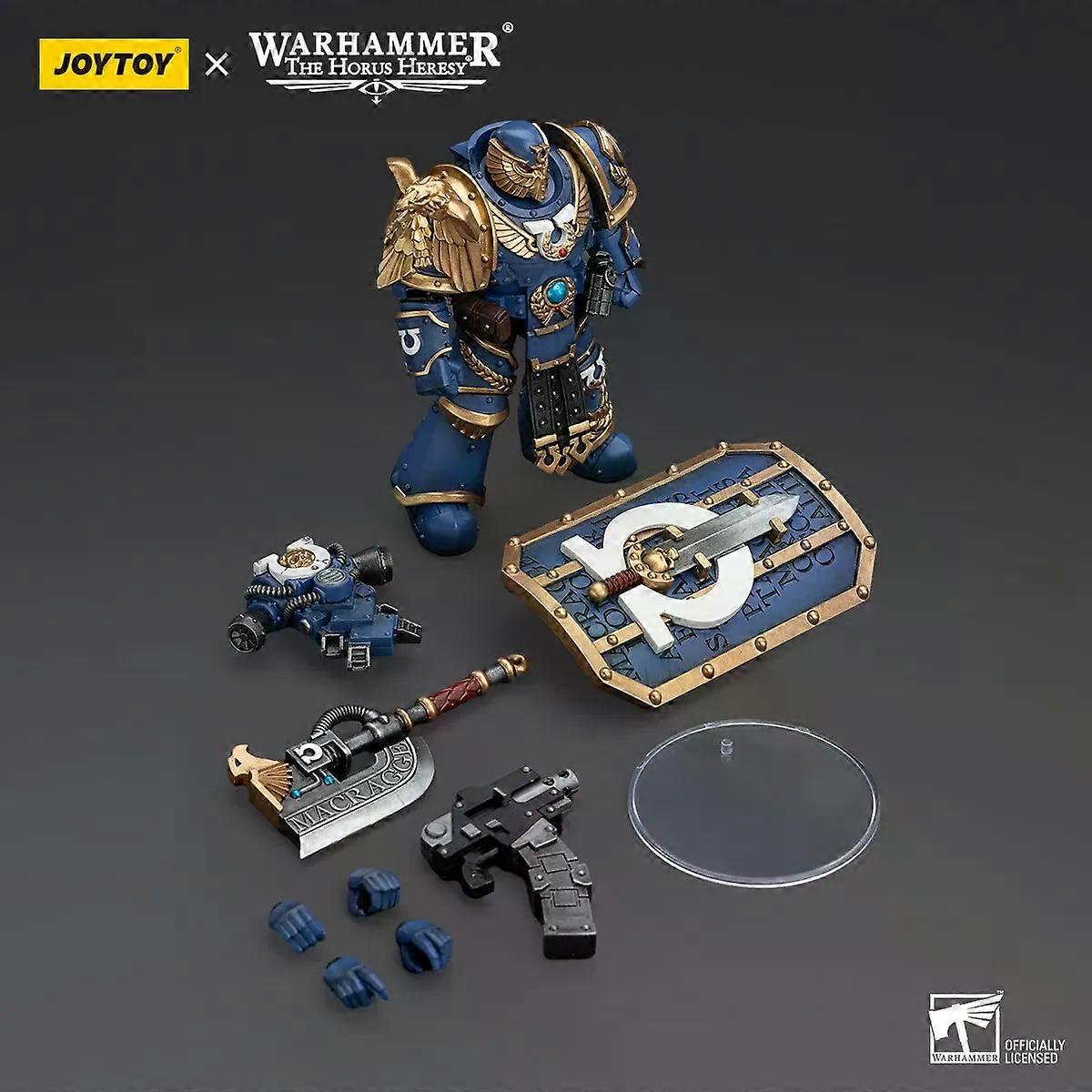 لعبة Warhammer 40K أنيمي الشكل Ultramarines Invictarus Suzerain فرقة العمل شخصية الأطفال لعب الديكور هدية عيد ميلاد
