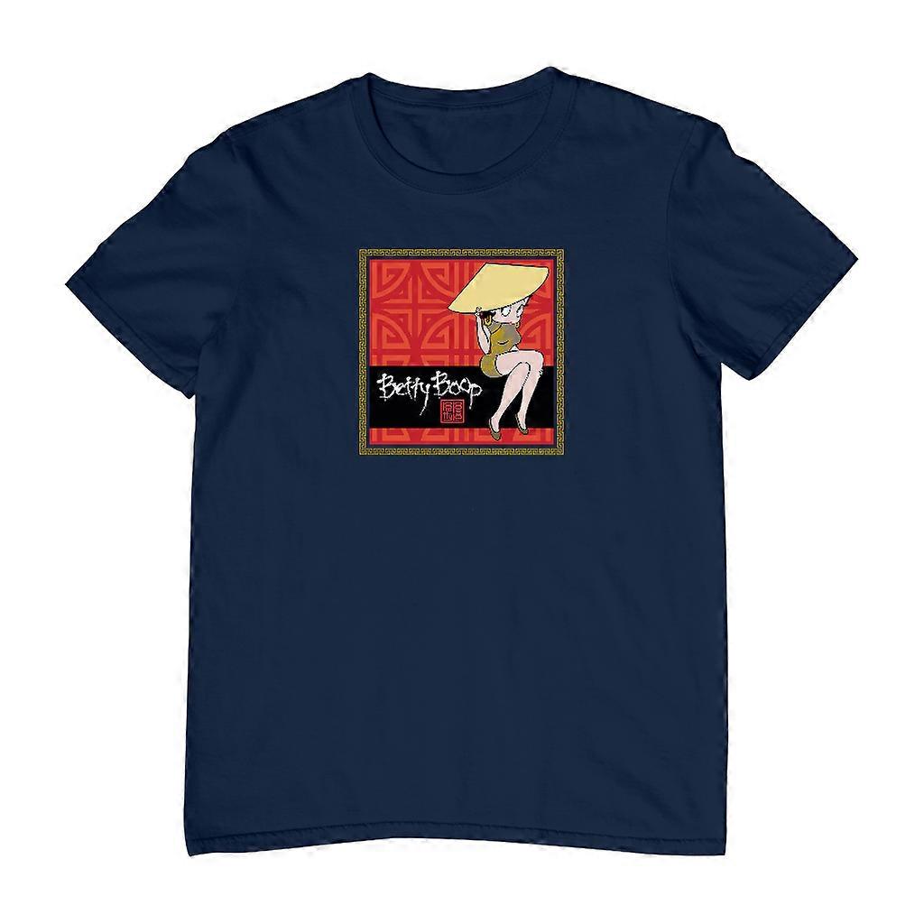 Betty Boop Longevity Symbol Pattern Men's T-Shirt