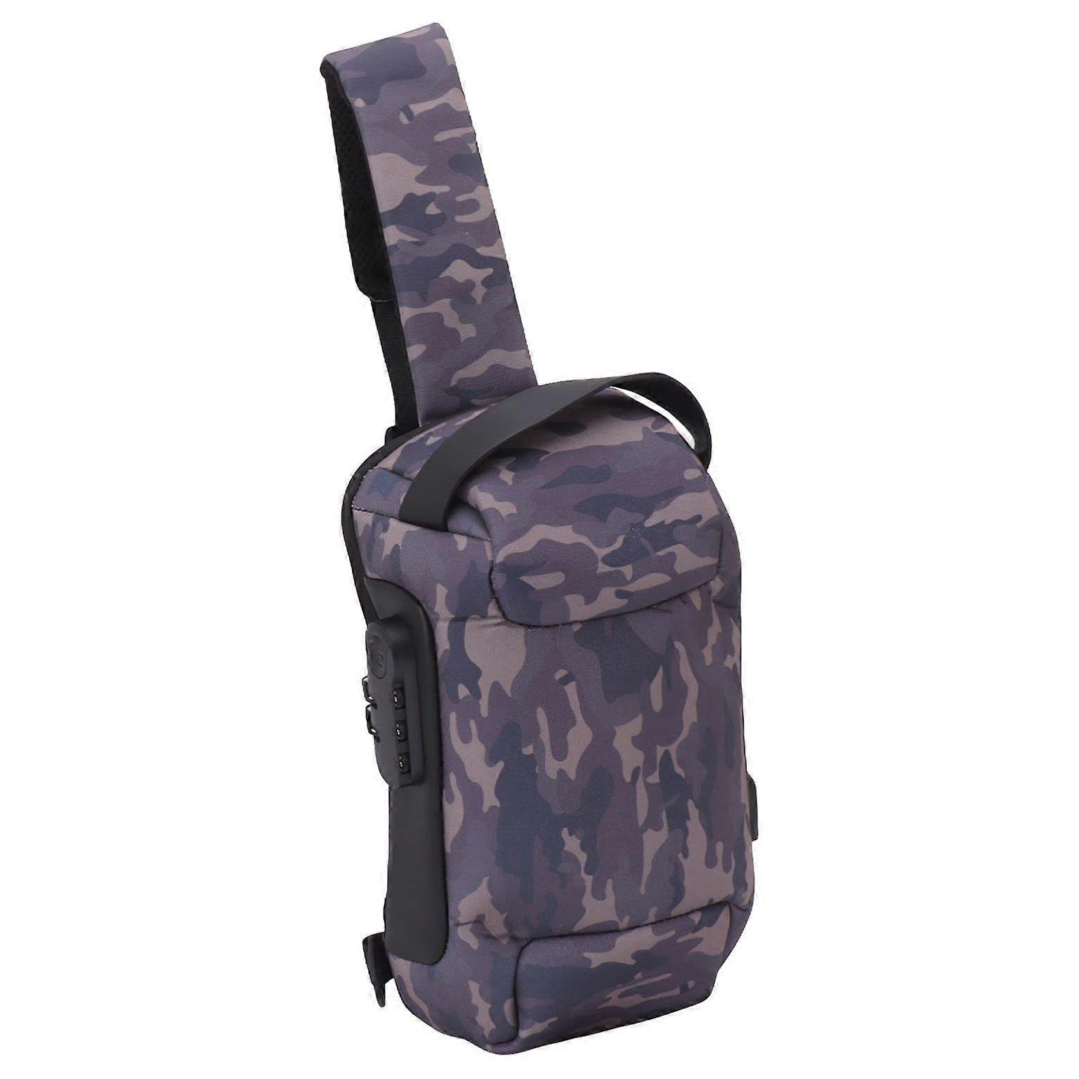 Compact EDC Sling Bag for Men - Minimalist Chest Shoulder Backpack