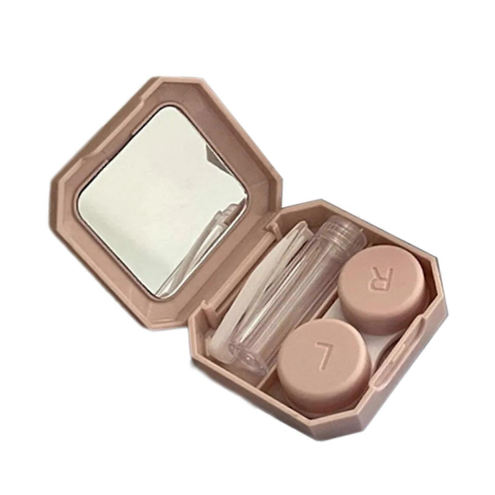 Eye Contacts Lens Case Removal & Insertion Tool for Travelling Bulk Plunger Suction Cup Inserter Tool Plunger Pink