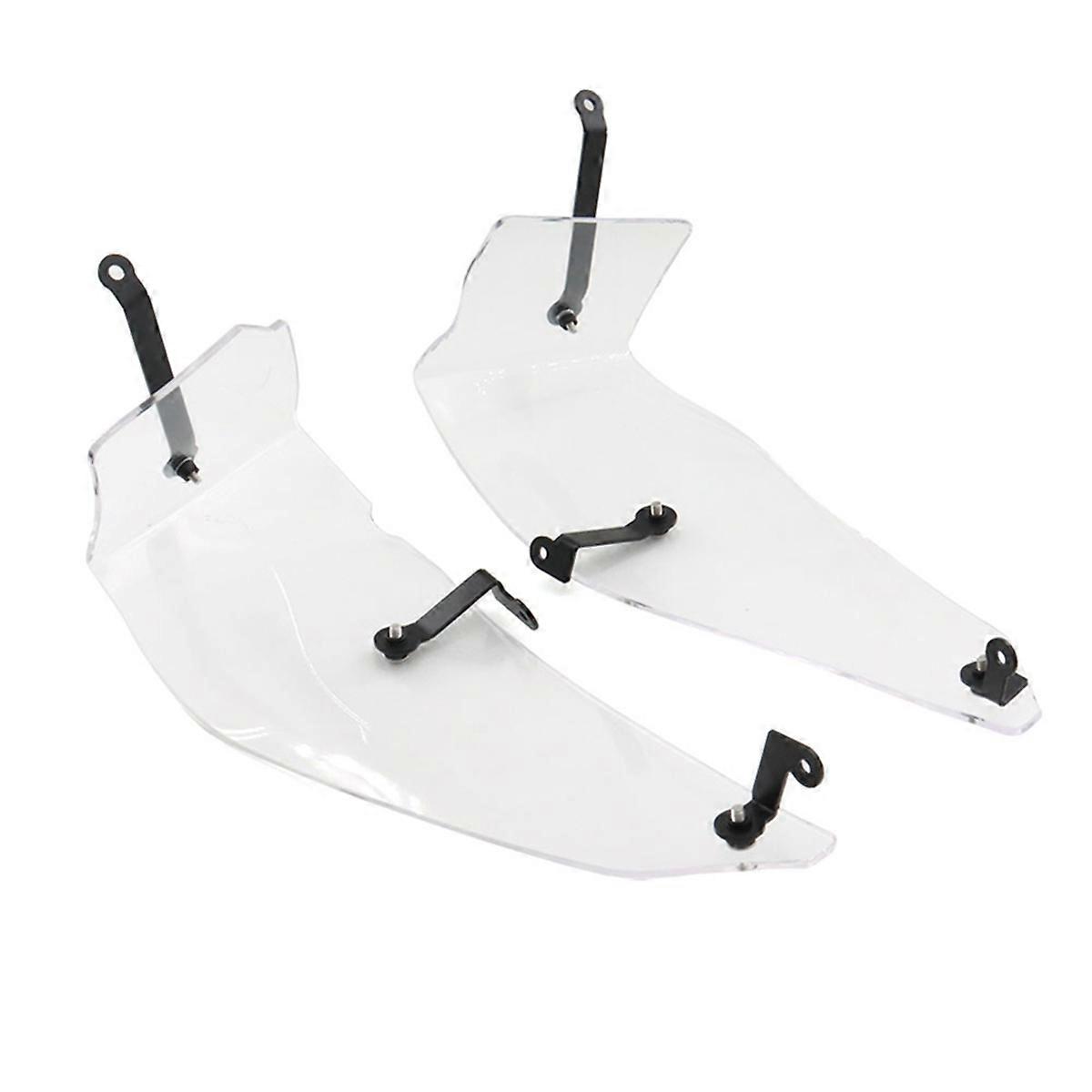 Motorcycle Deflector Lower Part Wind Deflector for , Smoke Gray