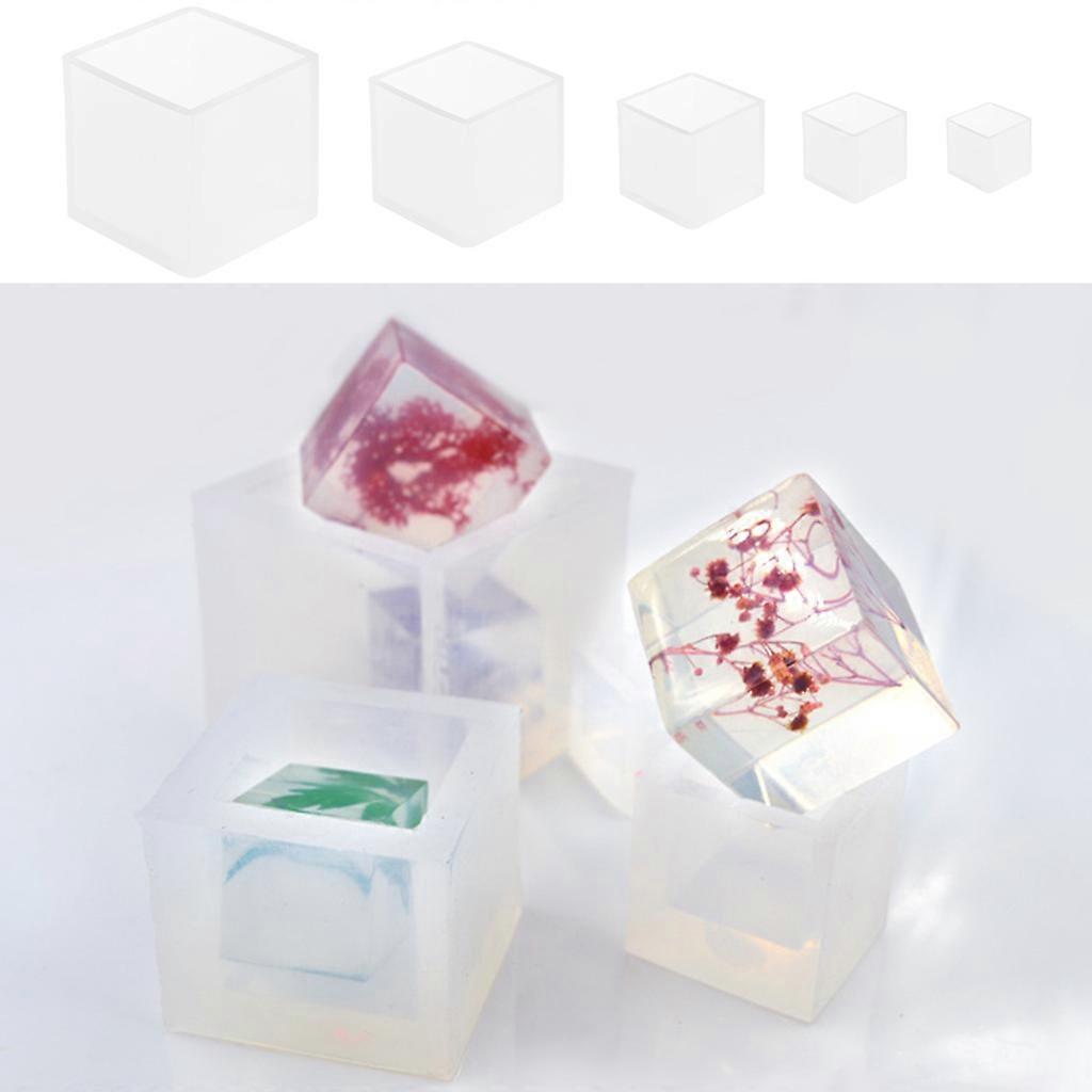 Easy to Use Square Cube Sturdy Silicone Mould Craft Supplies for Handmade Art Accessory Portable and Precise Daily Use 65
