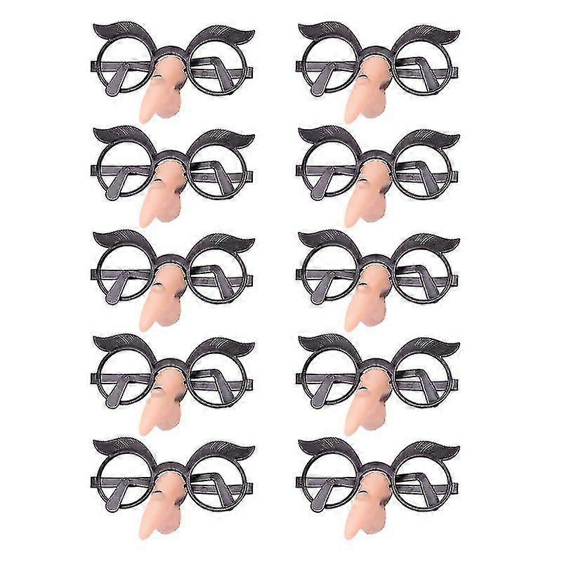 10pcs Halloween Witch Eyeglasses For Halloween Decorations