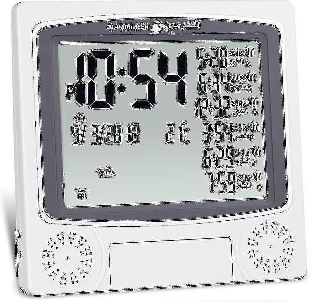 Azan Clock,prayer Times Table Clock,muslim Digital Alarm