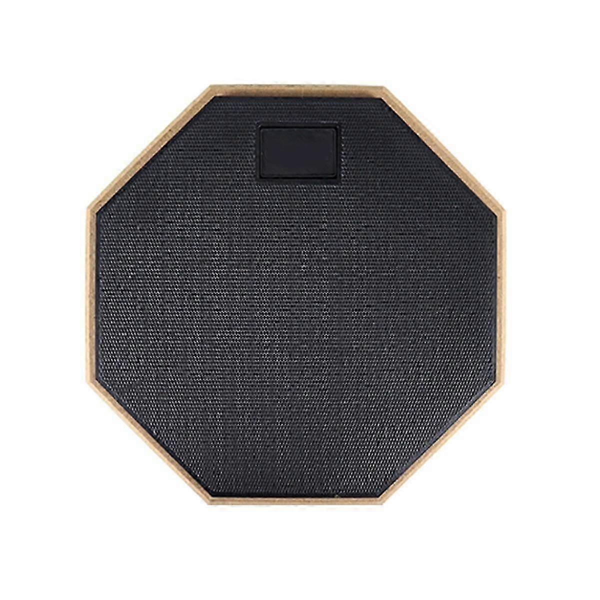Practice Drum Pad for Drumming Double Sided Silent Practice Drum Pad Snare Practice Pad Black