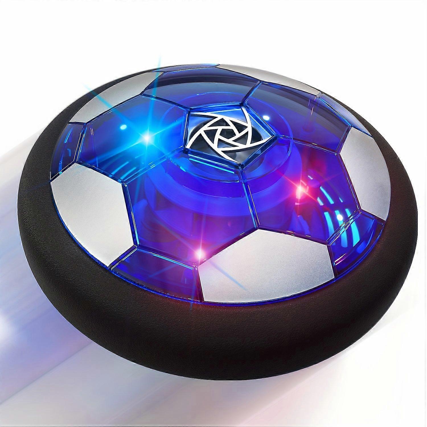 [ホバー |【LED】充電式LEDホバーサッカーボール |最新のエアフローティングサッカーボール、フォームバンパー付き