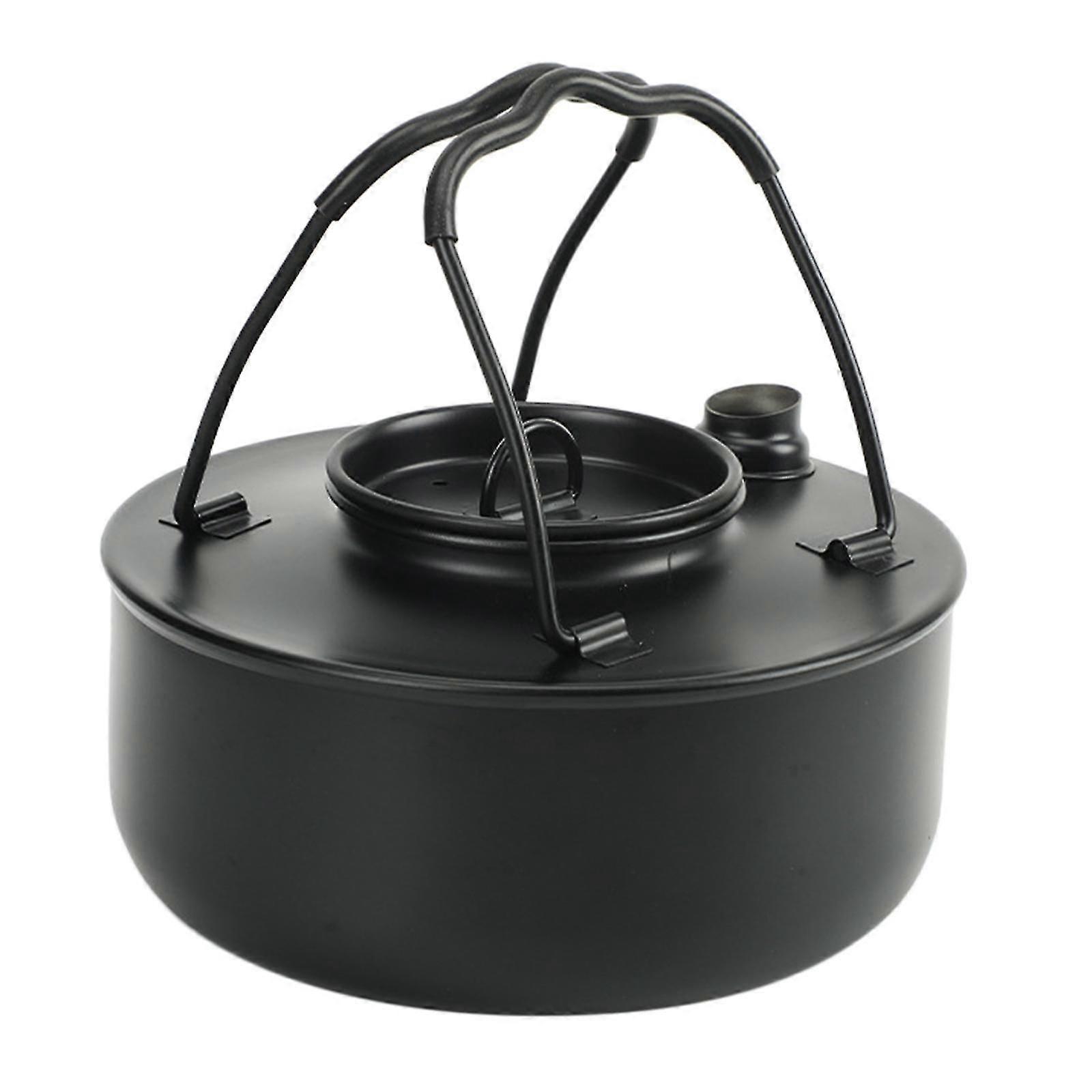 Camping Kettle Teapot Hiking Outdoor Stove Pot for Boiling Water Over Fire
