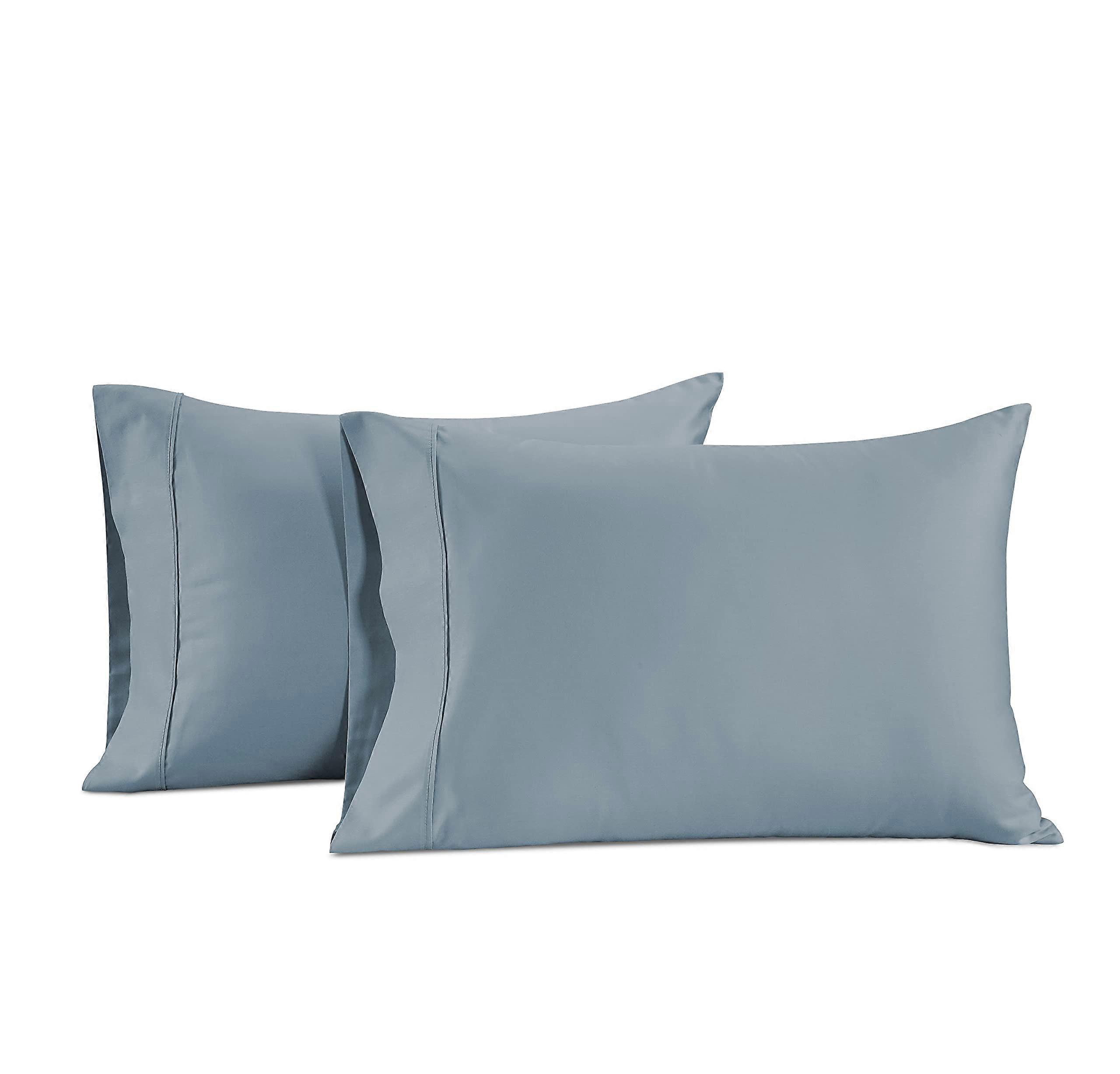 100% Cotton Pillow Cases Set of 2, Soft Hypoallergenic Pillow Covers, Standard Size, Durable and Breathable Fabric