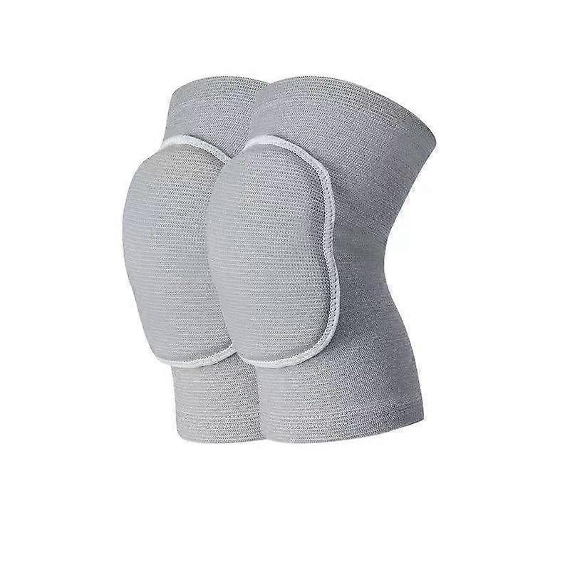 2 Pack Knee Pads for Baseball and Softball, Gray Knee Support for Sports and Dancing, XXXX-Large Size