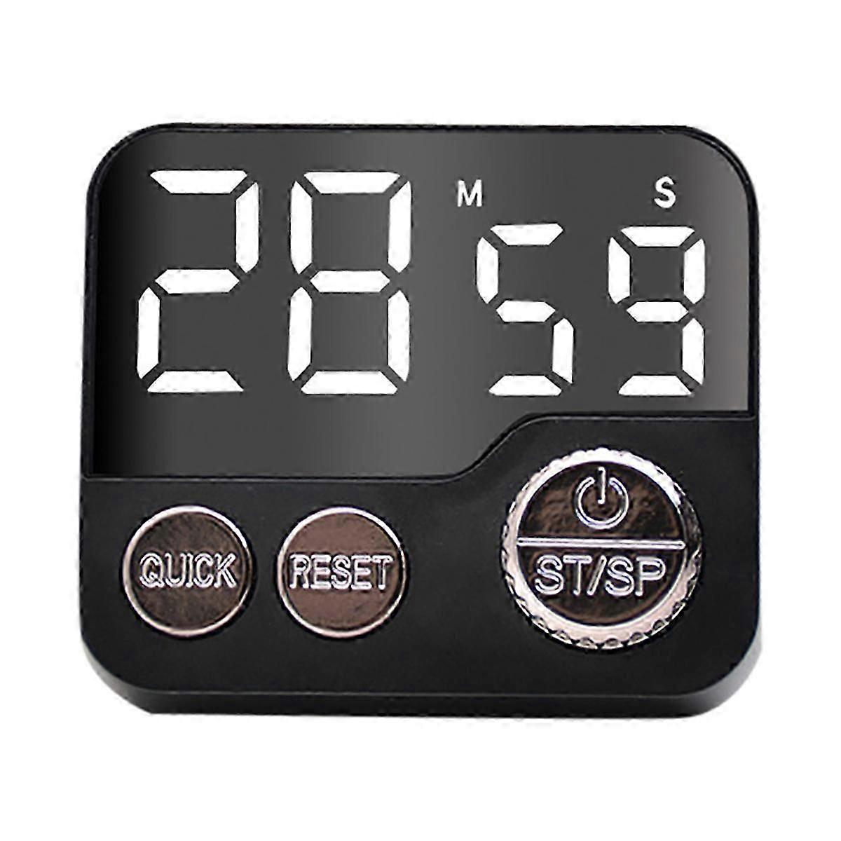 Large Display Digital Time Smart Time Electronic Cooking Countdown Clock LED Mechanical Remind Alarm