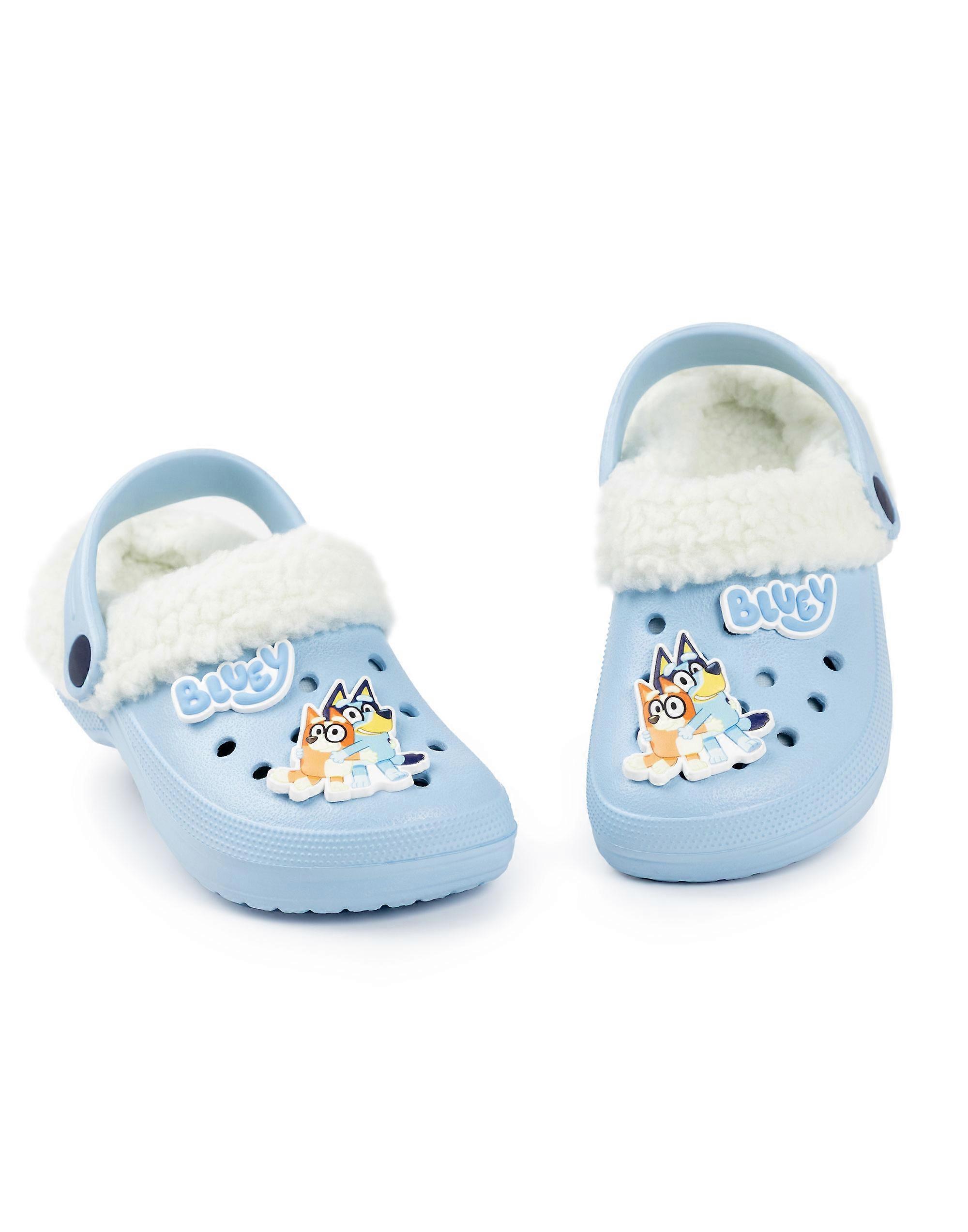 Bluey Unisex Kids Clogs Blue Multi Character