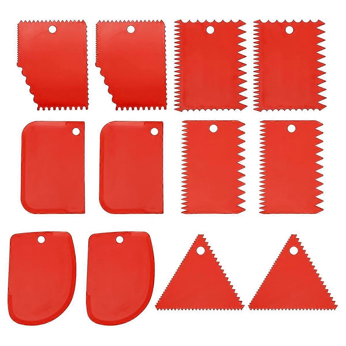 12 Pcs Plastic Clay, 2 Set Pottery Tools Soft Carving Scraper Kit D