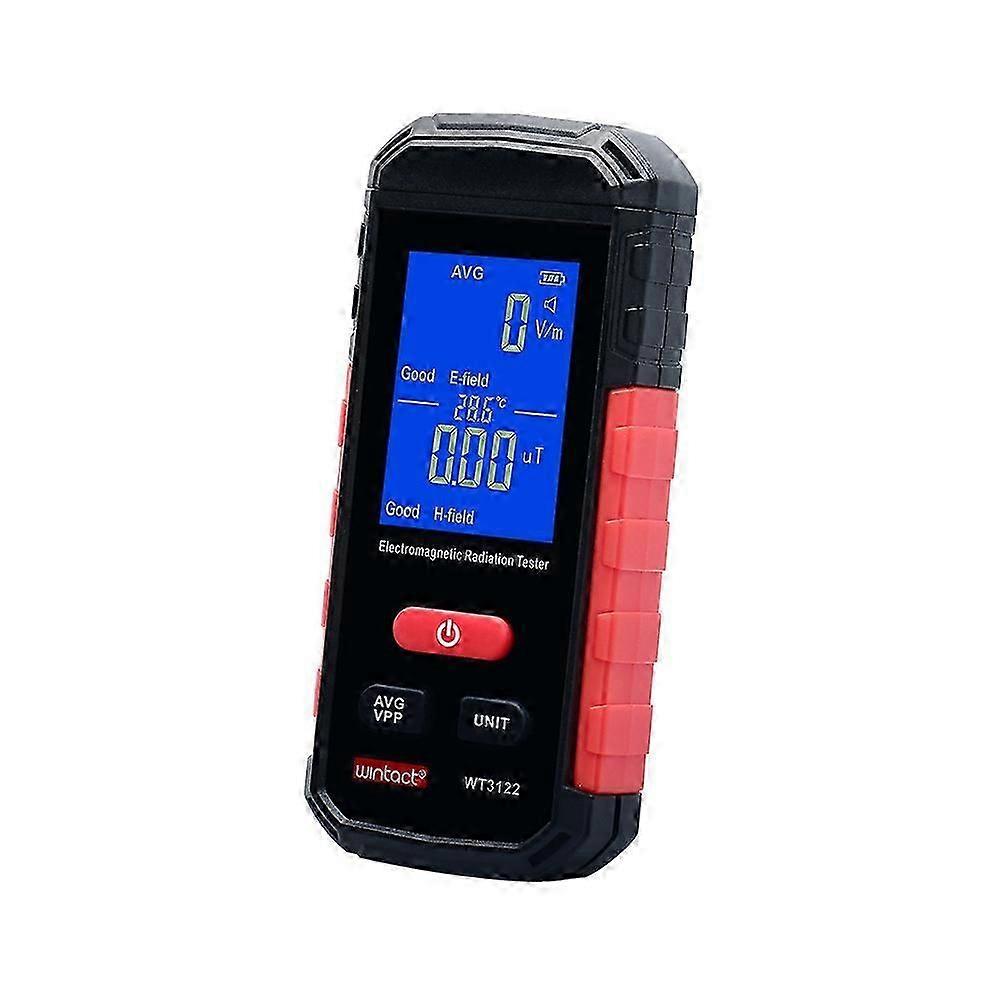 Electromagnetic Field Detector Electromagnetic Wave Radiation Meter Mobile Phone Radiation Tester Sound And Light Alarm Wt