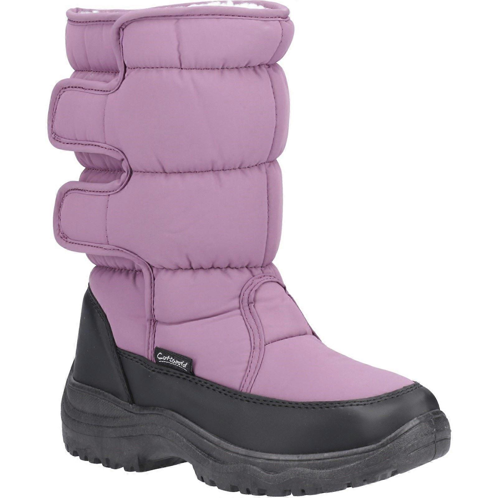 Cotswold Welland Lila Textil Kvinna Textil/Väder Wellingtons-8