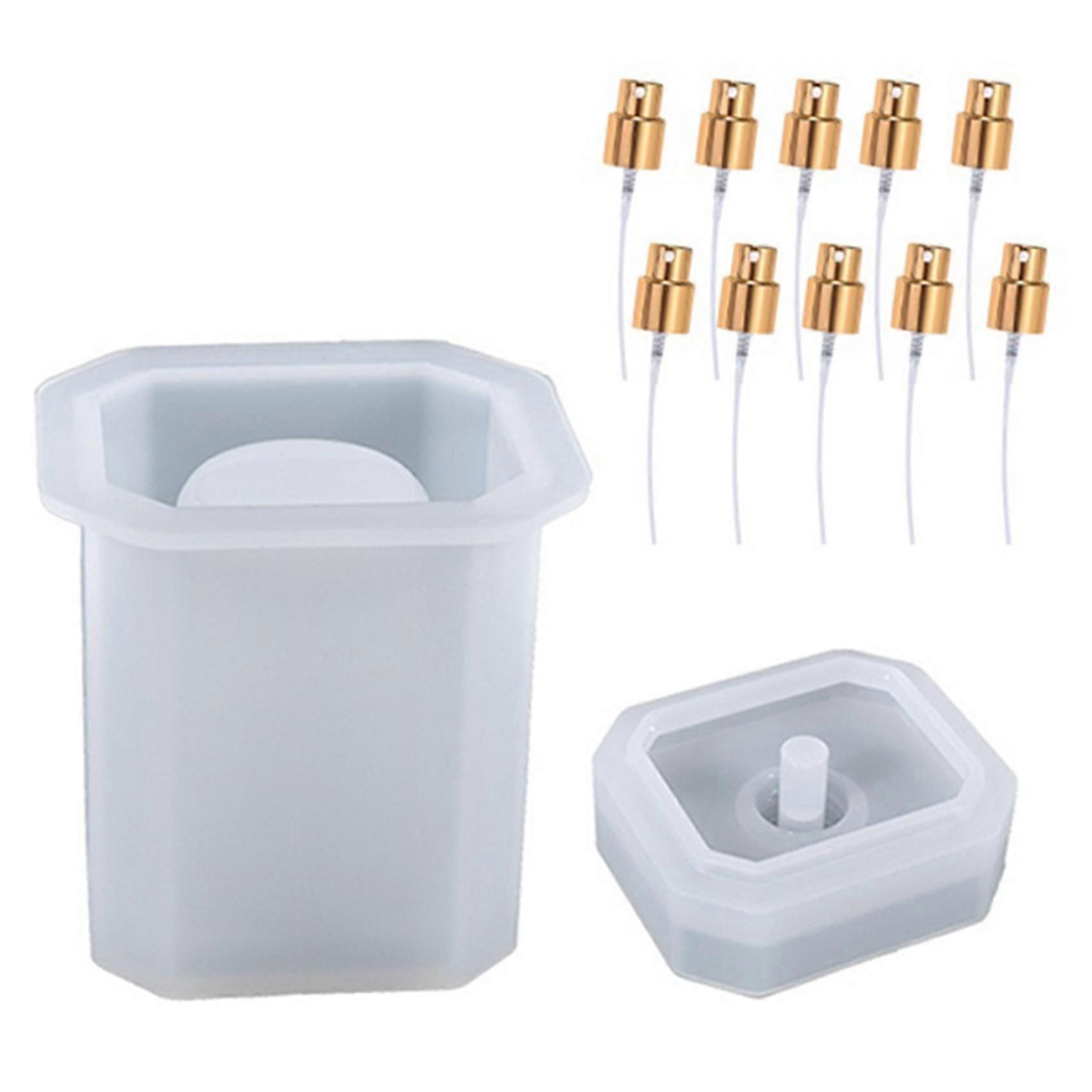 Diy Perfume Storage Epoxy Resin Mold Household Soap Box Decoration Container Storage Tank Silicone