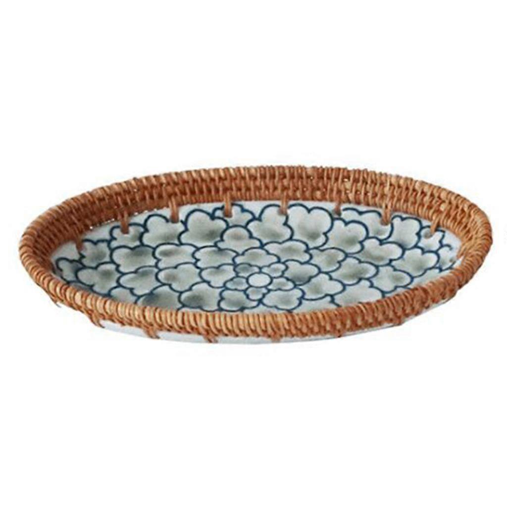 1 PC Japanese Style Rattan Fruit Plates for Home Kitchen Use 7 Styles to Choose