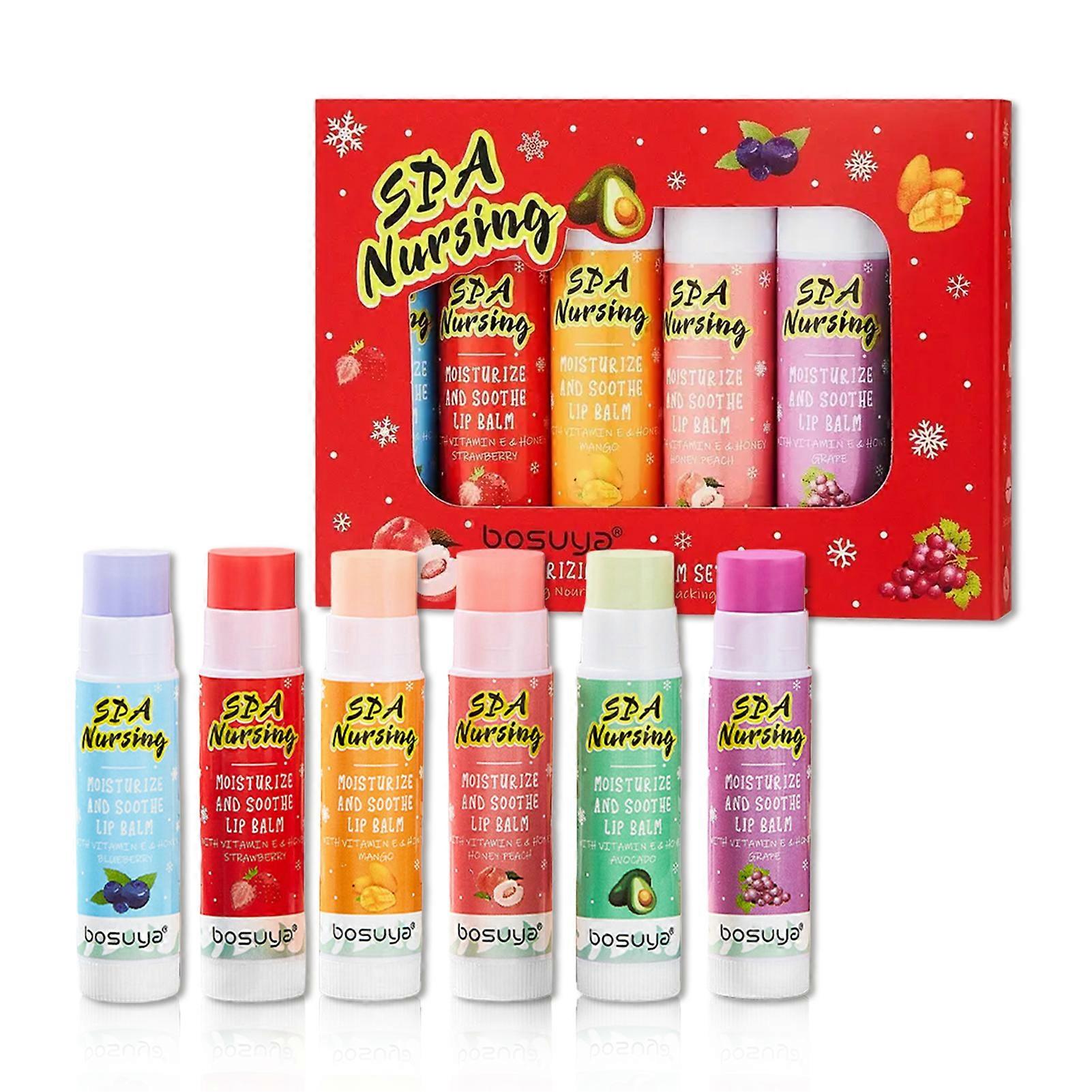 6pcs Moisturizing Multi Balm Stick Anti-Drying Long-lasting Sweat Proof Balm