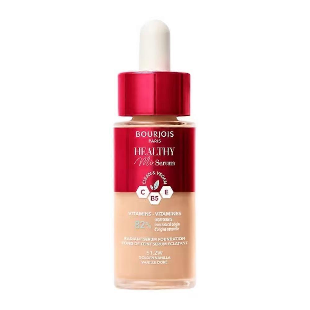 2 x Bourjois Healthy Mix Clean & Vegan Serum - 51.2W Golden Vanilla