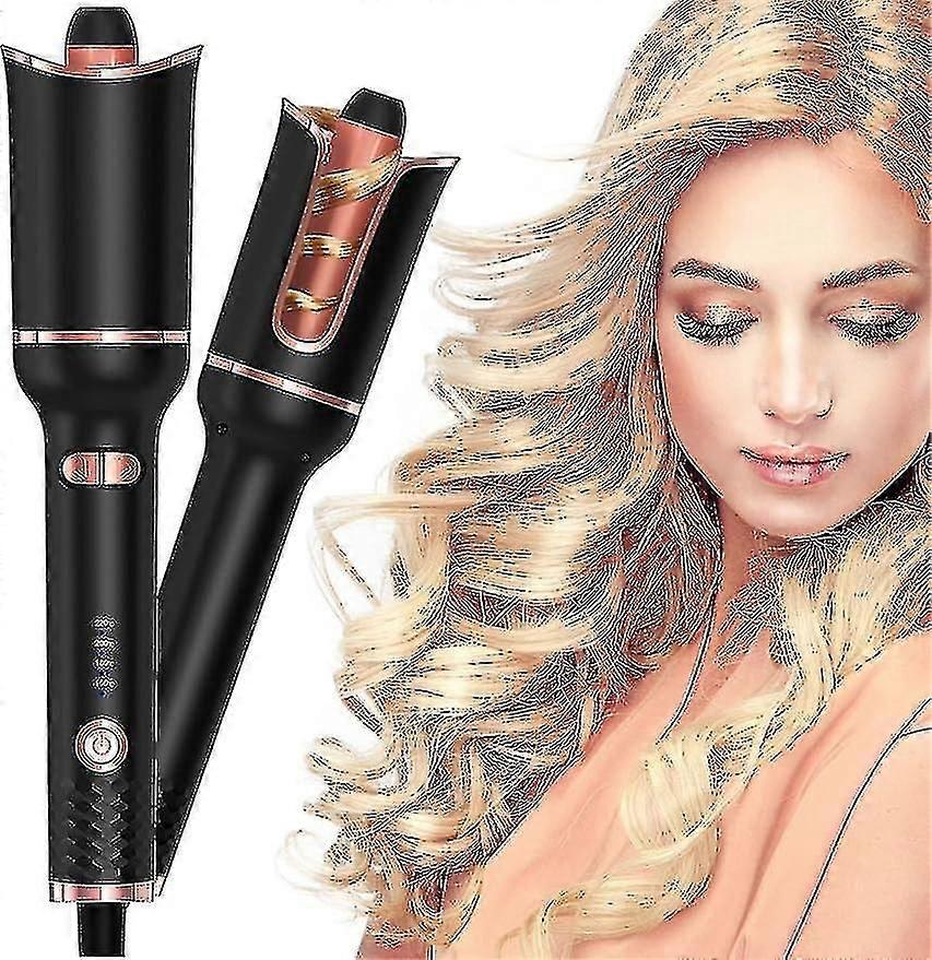 Automatic Curler, Automatic Curling Iron With 360 Rotating,4-speed Adjustable Temperature, Dual Volt