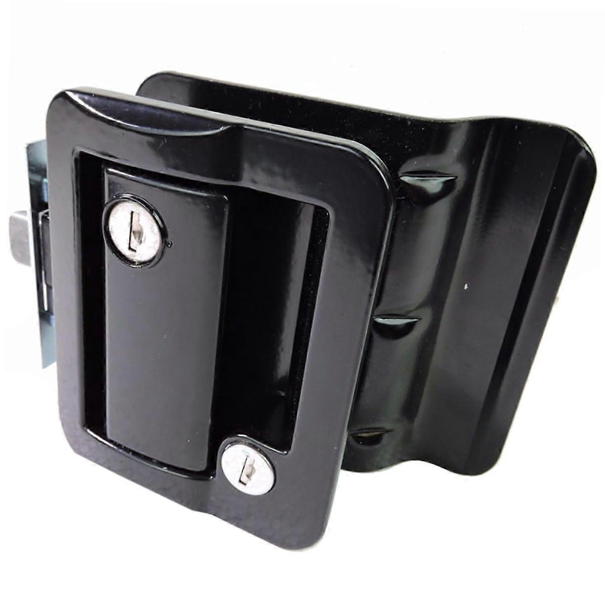 Door Latch Mechanical Cabin Door Lock Set for Travel Trailers and Campers, Durable Secure Entry Door Fittings