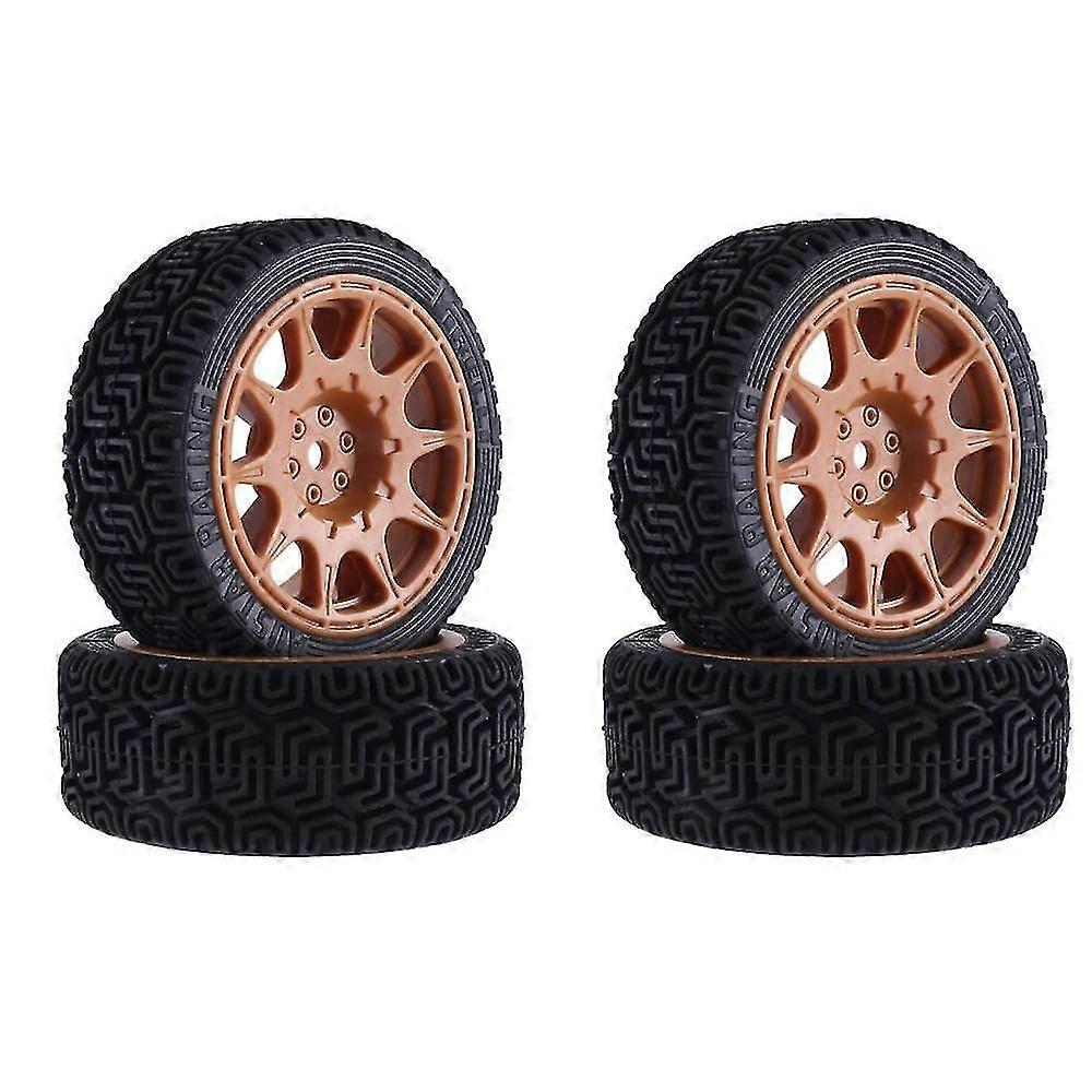 68mm 1/10 Rc Auto Reifen auf der Straße Tourenwagen Reifen Räder für tt01 tt02 tt02b xv01 ta06 ptg-2, khaki