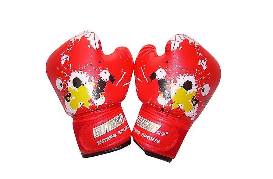 Barnboxningshandskar, Fokelyi, eko-läder, 3-10 år, flerfärgade