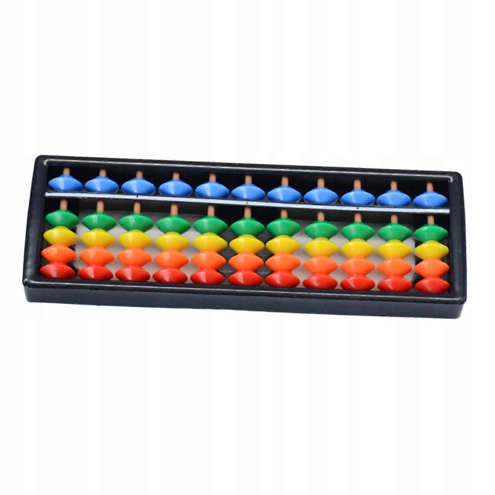 Professional 11 Column Math Abacus Math Calculating Tool With Colorful
