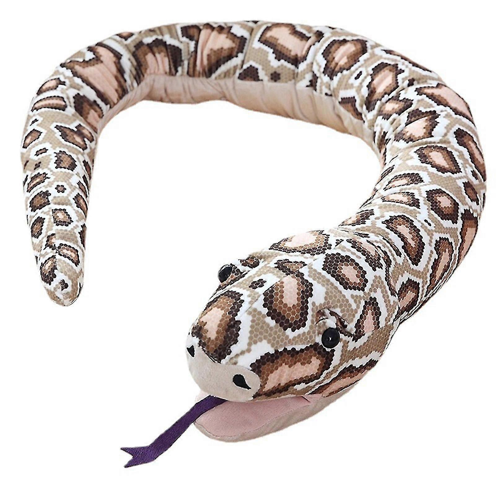 1.5m Snake Plush Funny Toy Realistic Animal Stuffed Pillows Suitable For Home Office Bedroom Decoration