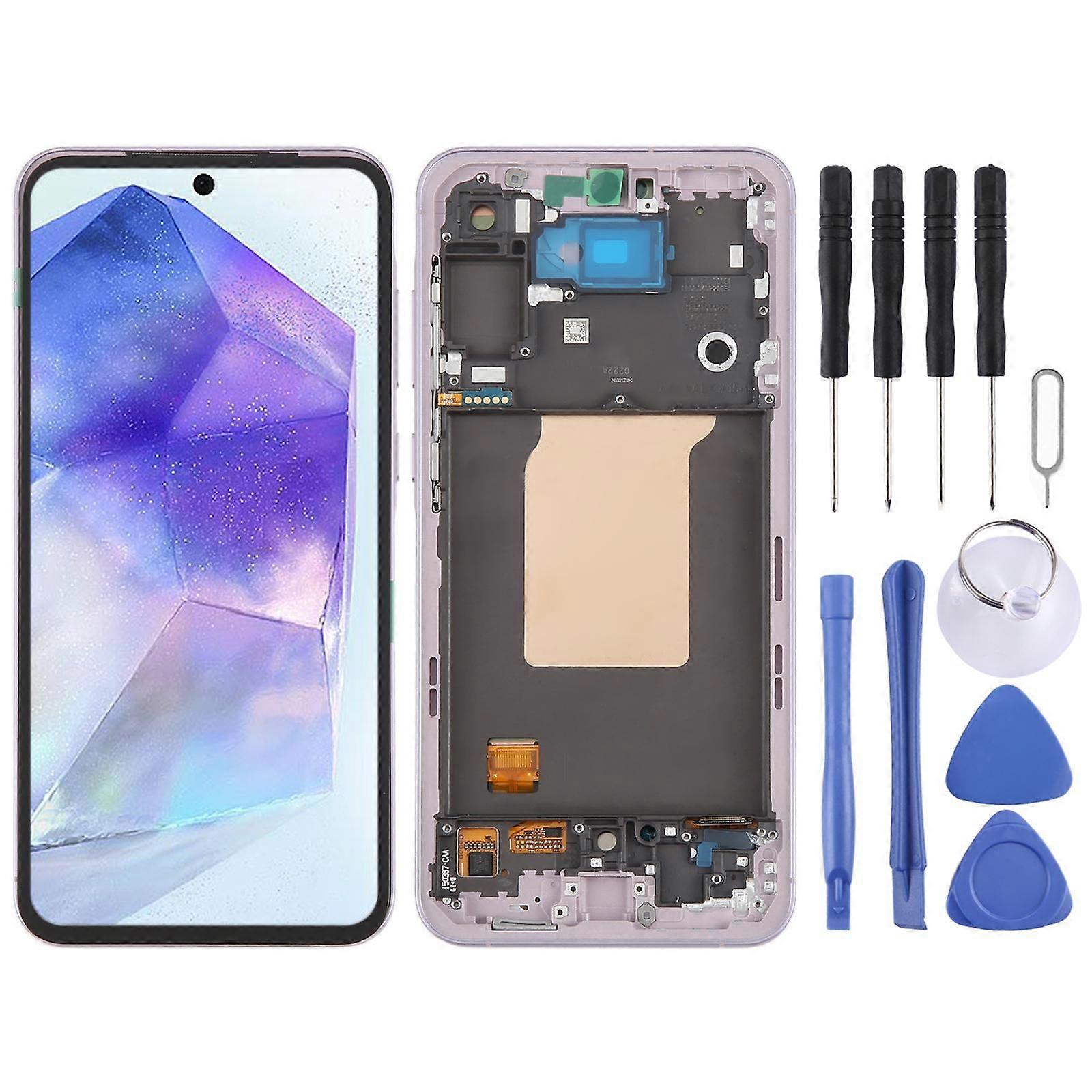 For Samsung Galaxy A55 LCD Screen with Frame