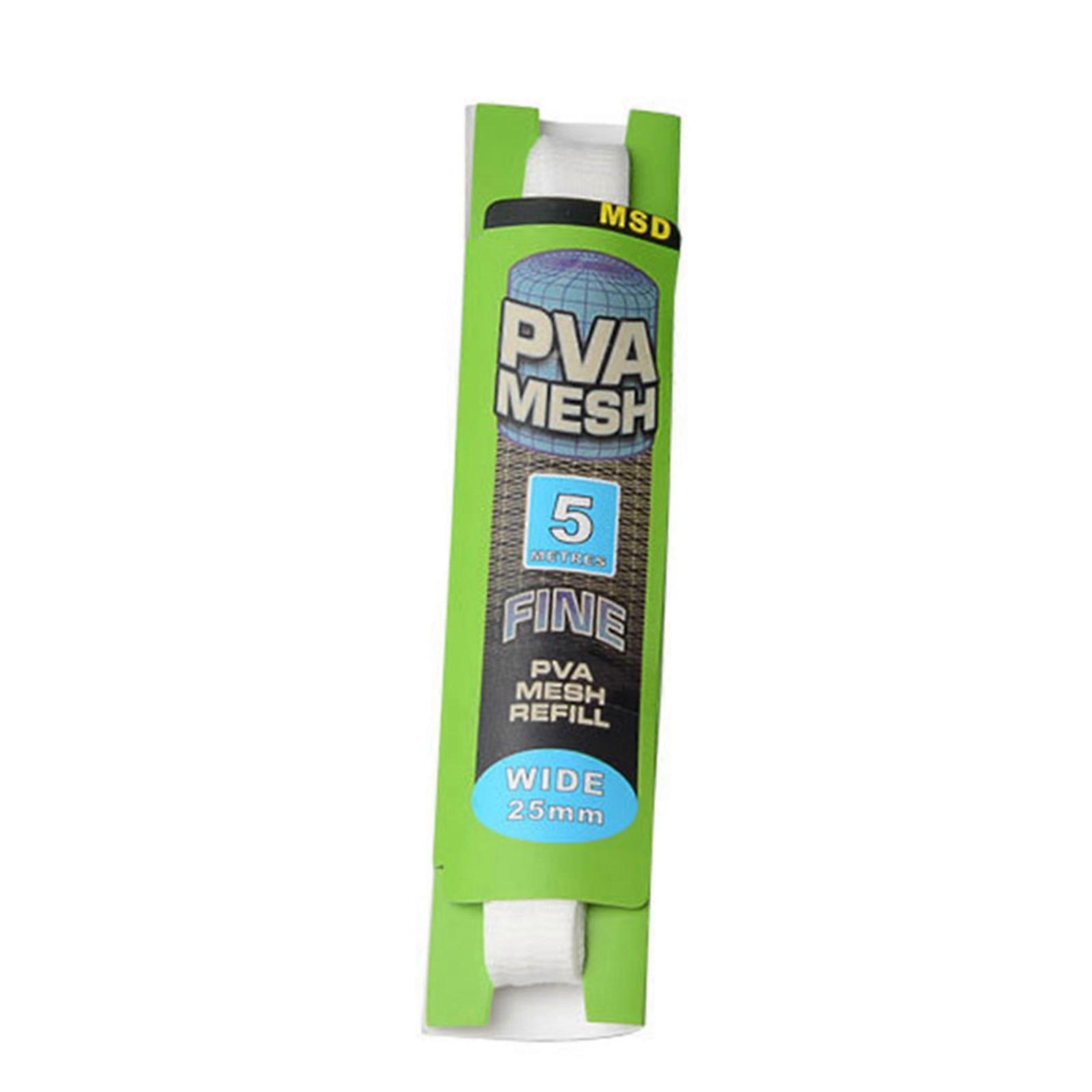 PVA Water Soluble Fishing Net Narrow Fishing Network White Refill Stocking Bait Bag Protect Fish Net 5M/16.4ft