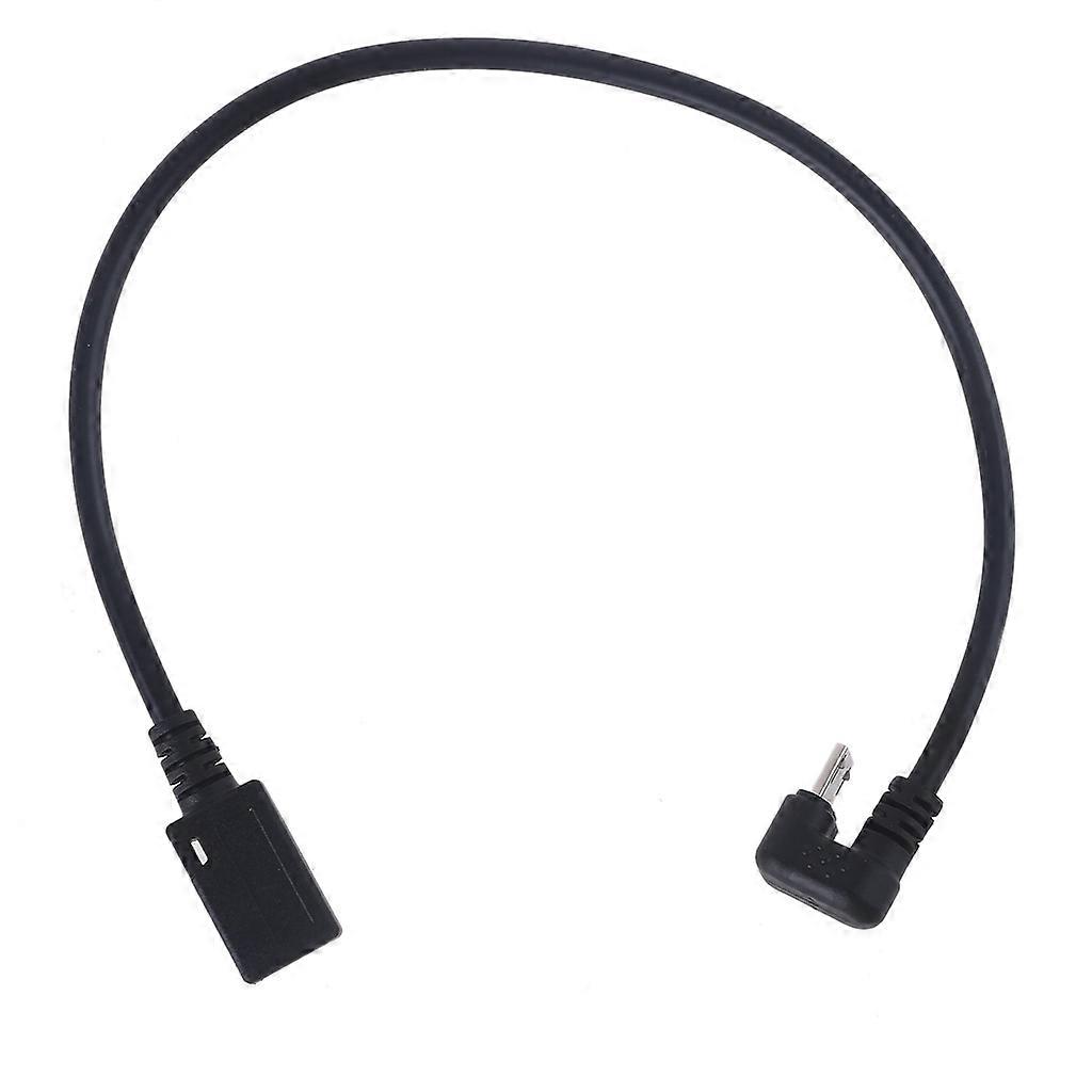 Micro USB Extension Cable Micro USB Extender Cord 180 Degree Angle U-Shaped Micro USB Male to Female Cable for Tablet Multicolor