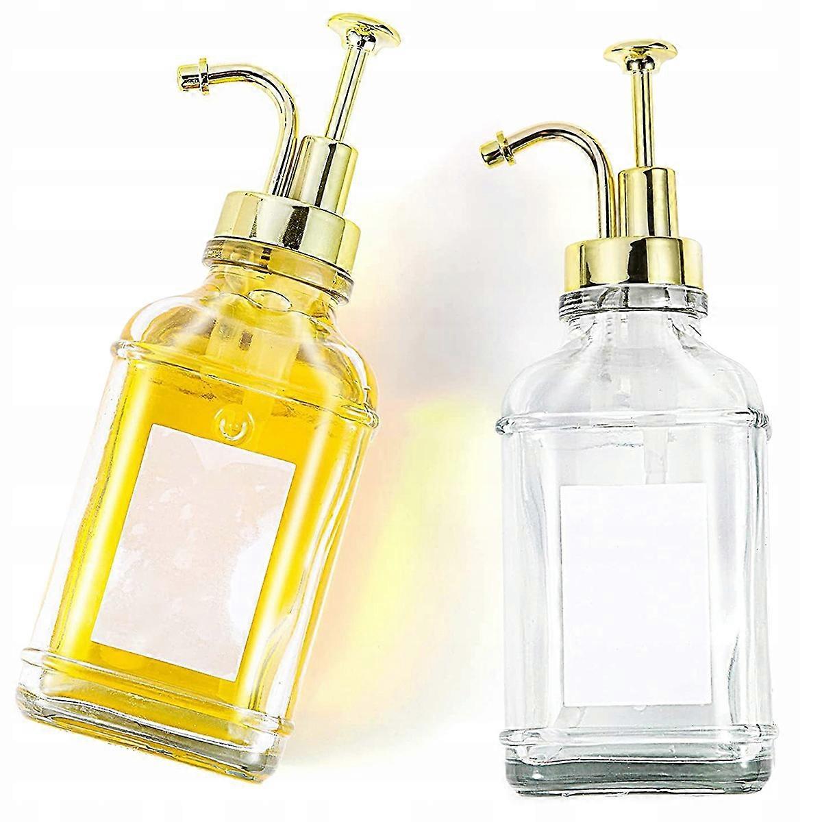 2pcs Coffee Syrup Dispenser With Washable Labels