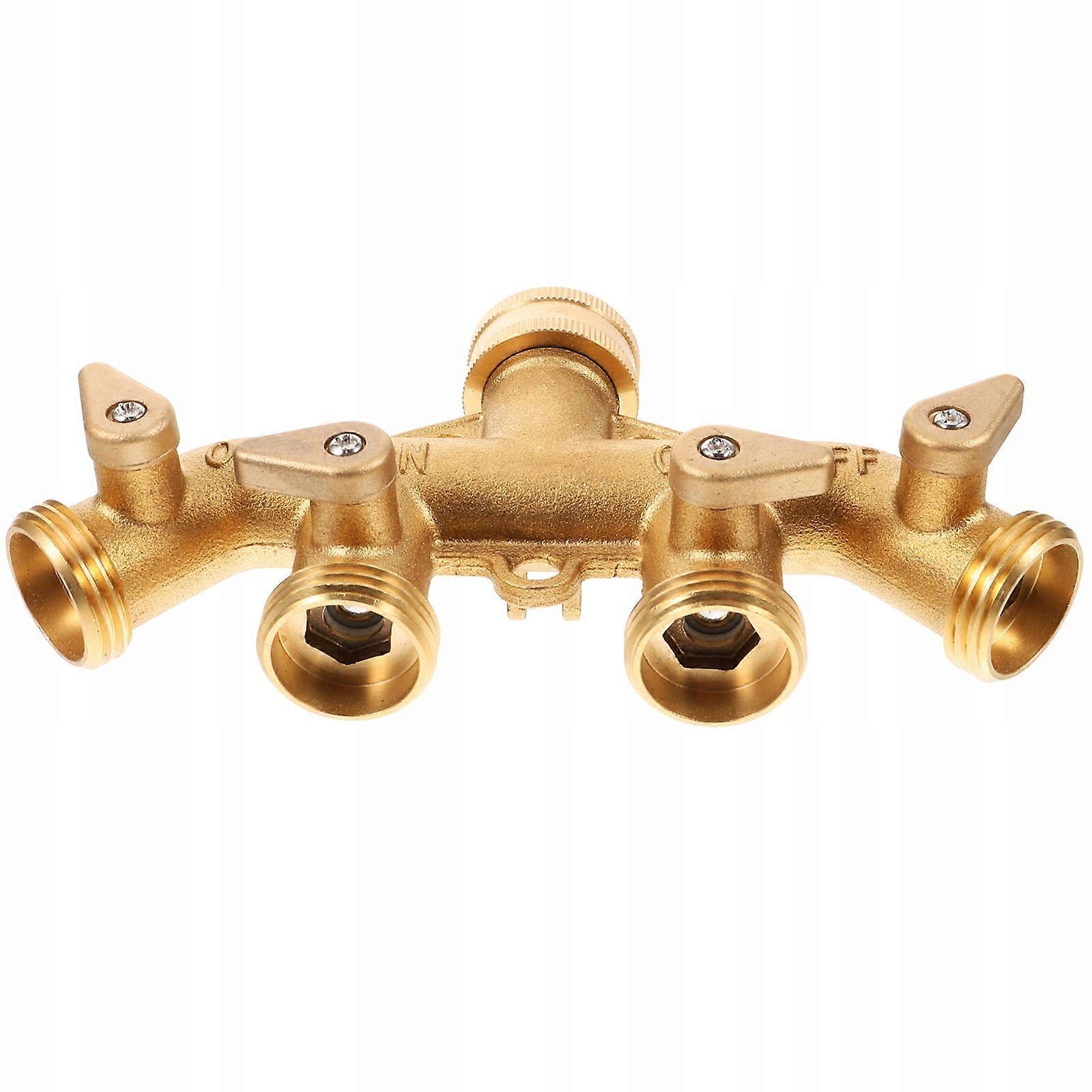 4 Way Hose Splitter Reliable And Durable For Garden