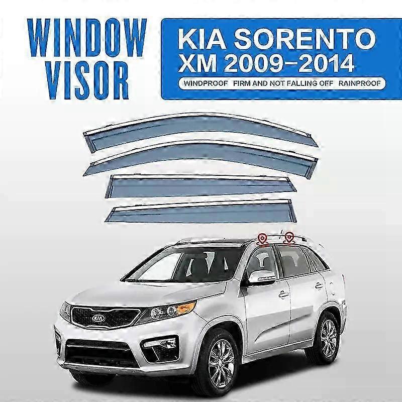 Unbraned S’applique à Convient pour KIA SORENTO MK2 XM 2009-2014 Pare-soleil Pare-soleil Ventvisor D